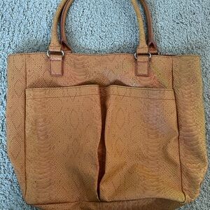 Neiman Marcus Orange Tote